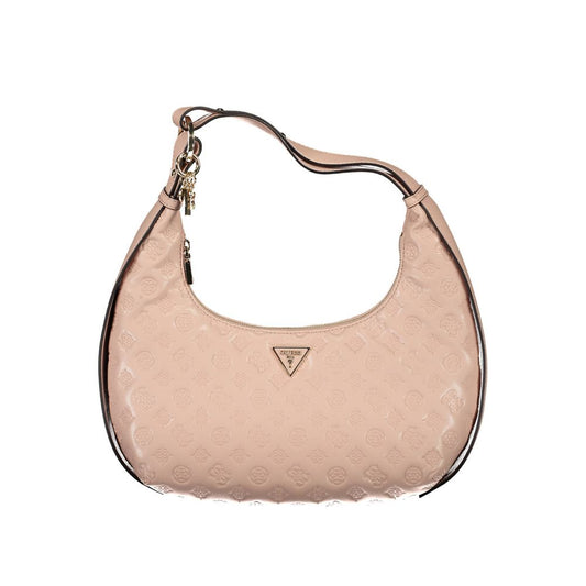 Guess Jeans Rosa Polyethylen-Handtasche