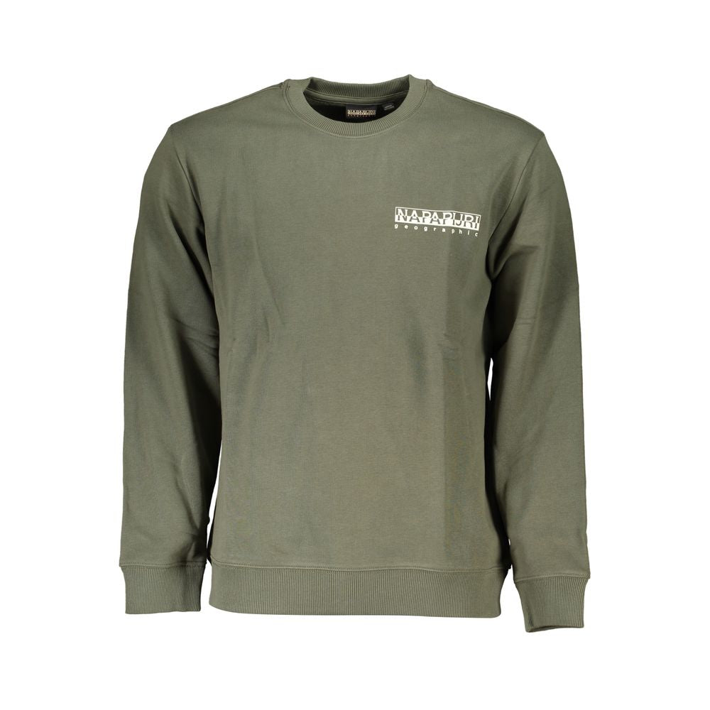 Napapijri Grüner Baumwollpullover