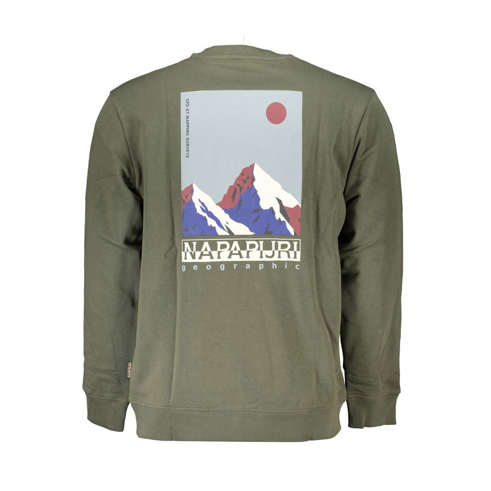 Napapijri Grüner Baumwollpullover