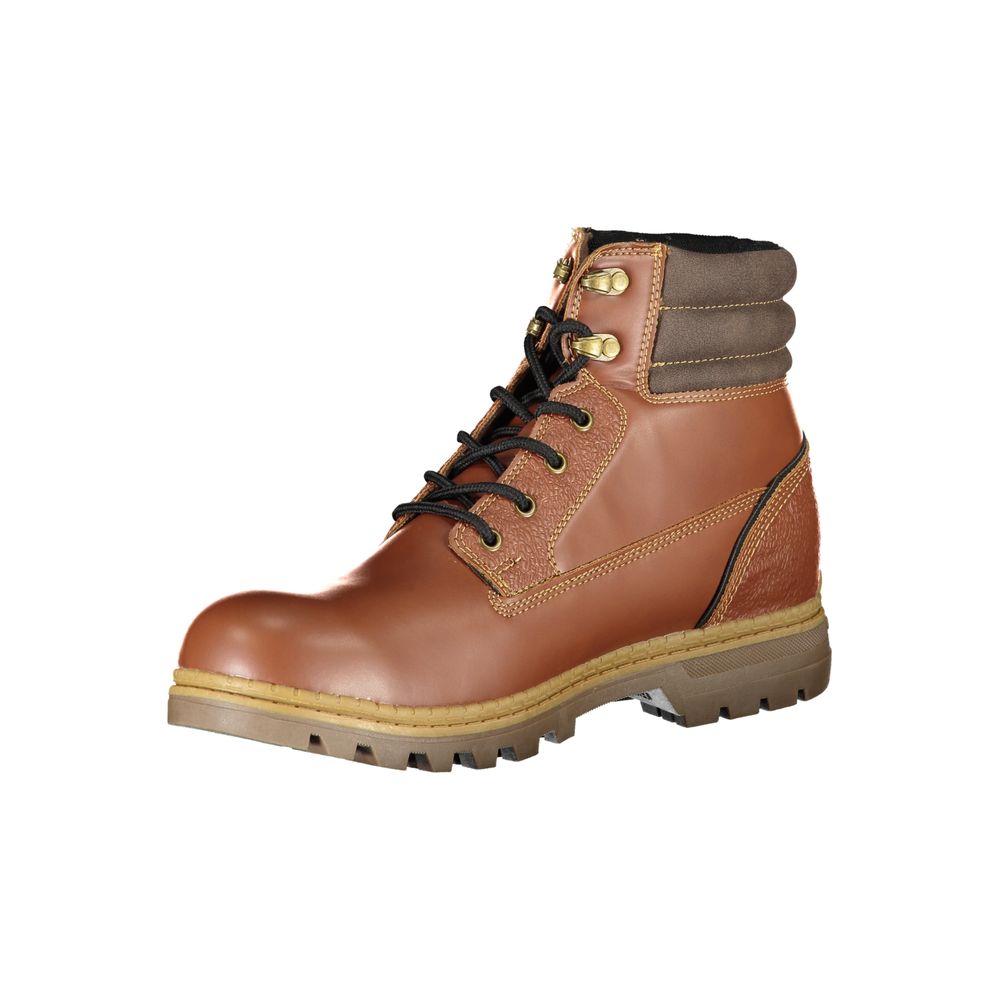 Carrera Brauner Polyester-Stiefel