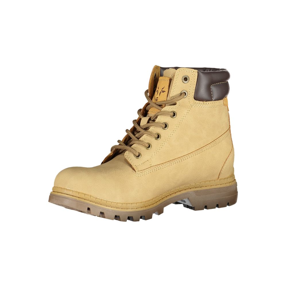 Carrera Beige Polyester-Stiefel