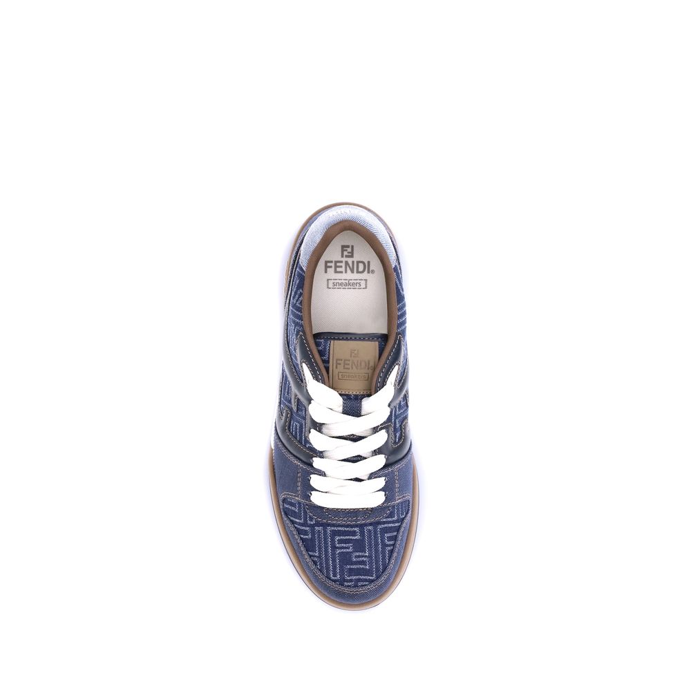 Fendi FF Denim Turnschuhe