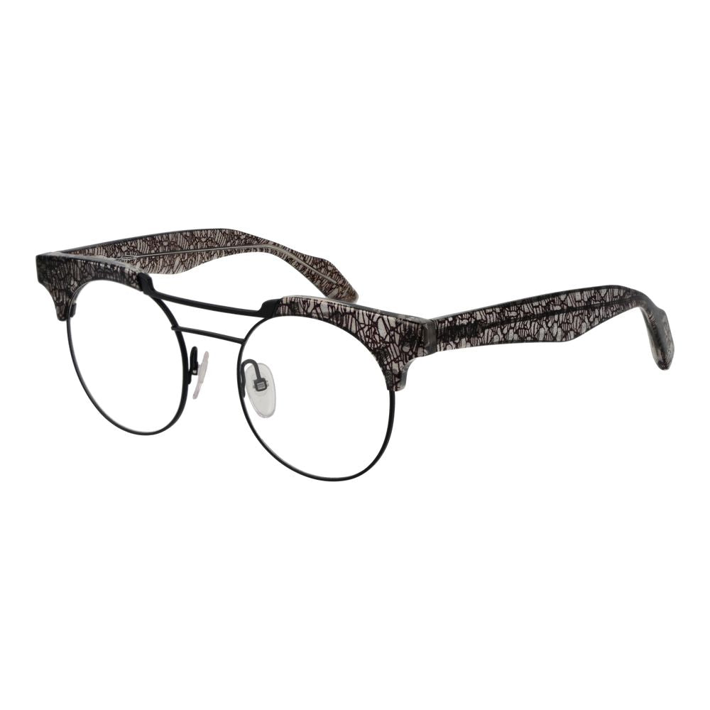 Yohji Yamamoto Schwarze Kunststoffbrille (Rahmen)