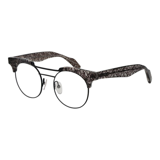 Yohji Yamamoto Schwarze Kunststoffbrille (Rahmen)