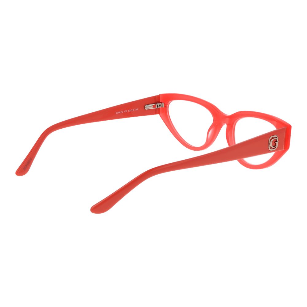 Guess Orangefarbene Brille aus Acetat (Rahmen)