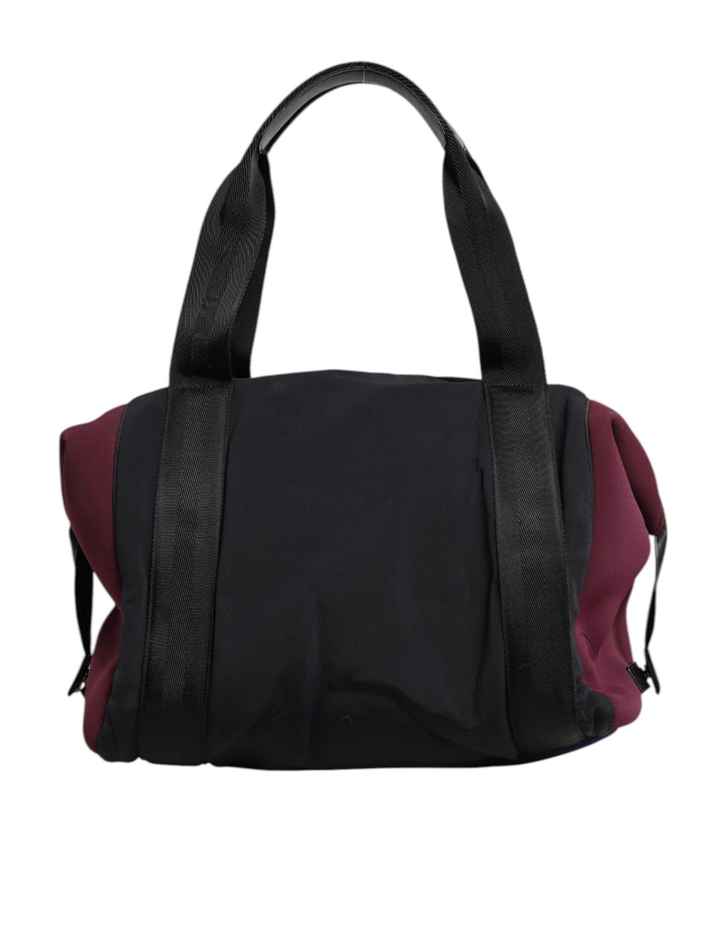 Dolce & Gabbana Schwarzer Maroon Hand Shoulder Duffel Reisetasche