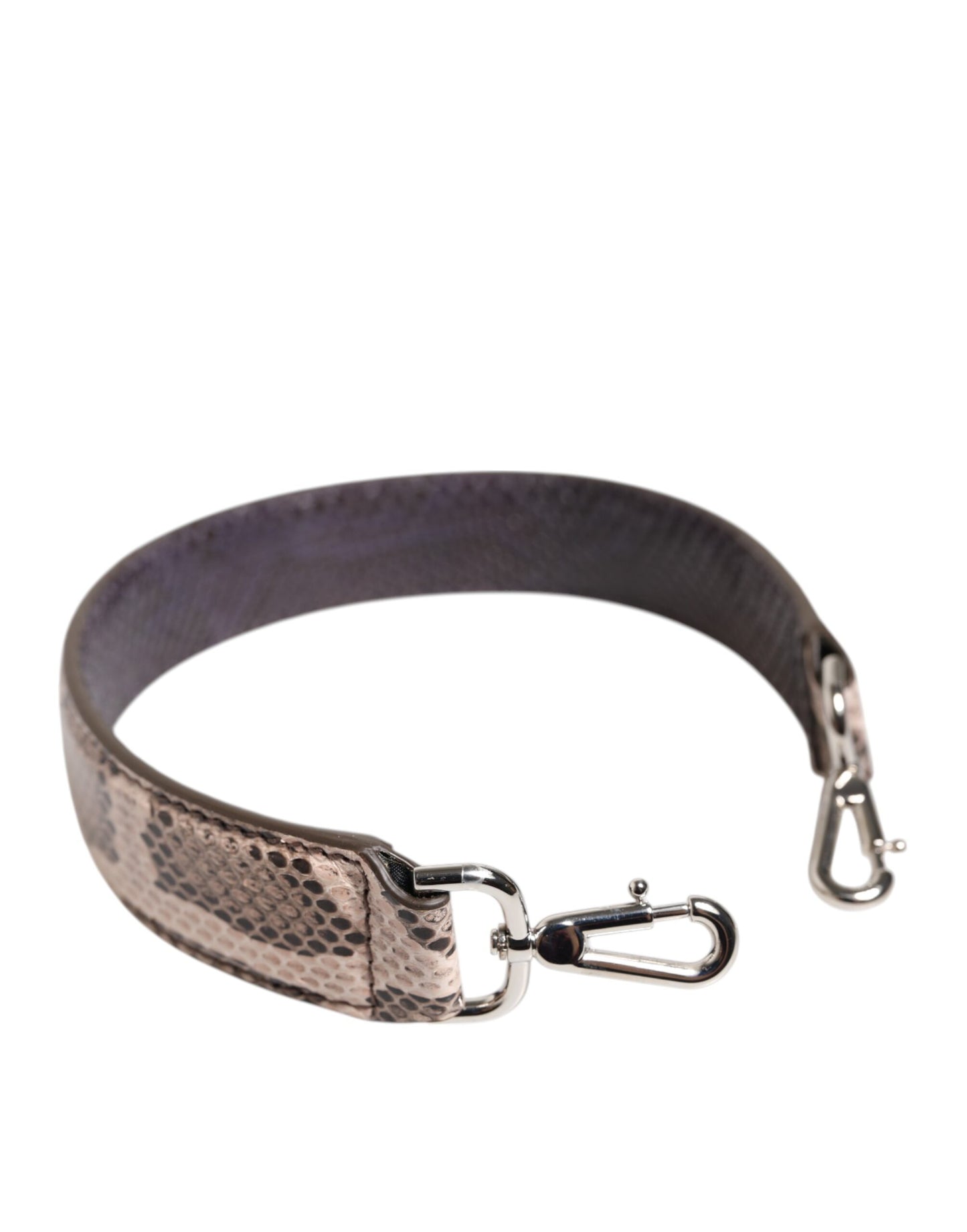 Dolce & Gabbana Beige Exotisches Leder Handtasche Accessoire Schulterriemen