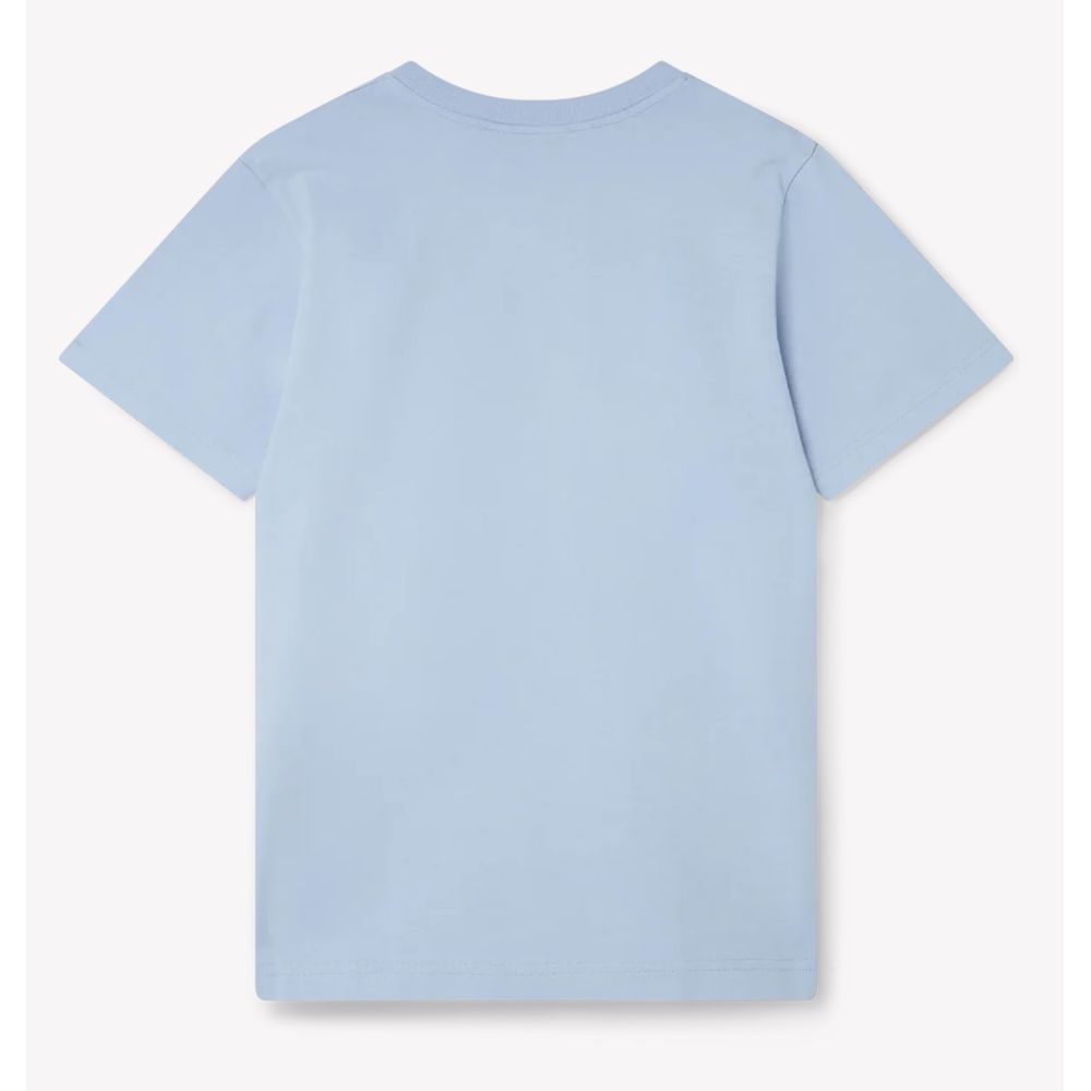 Casablanca T-Shirt aus blauer Baumwolle