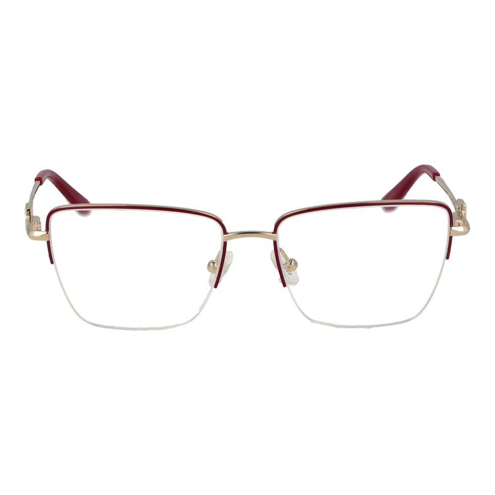 Guess Burgunderfarbene Metallbrille (Gestelle)