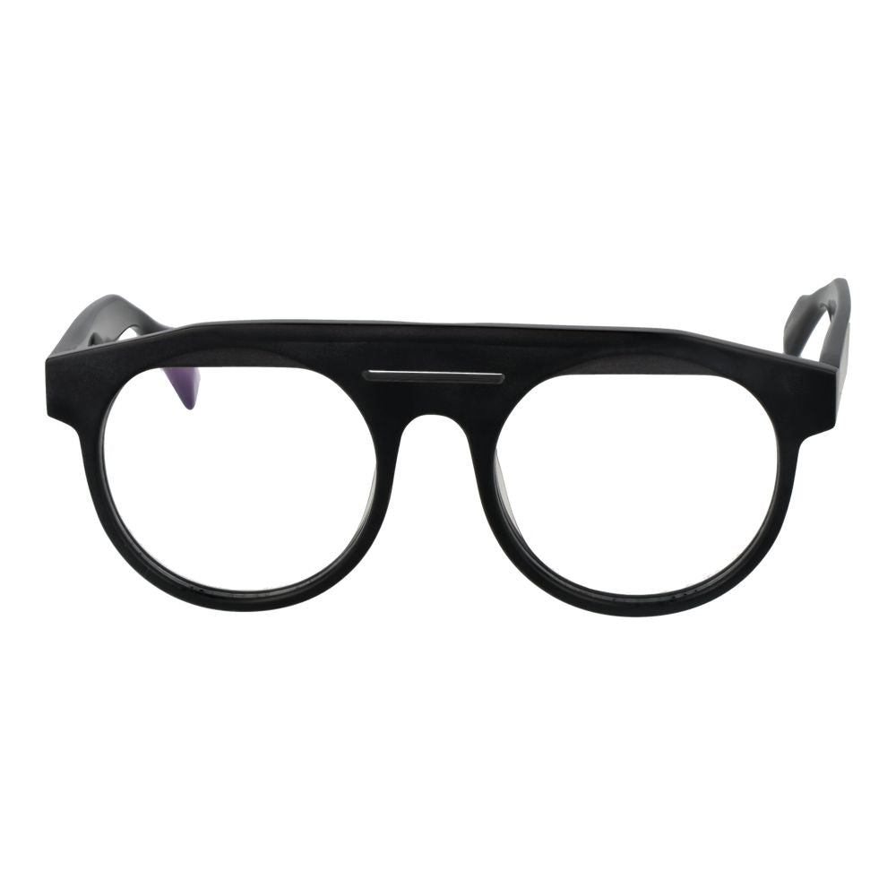 Yohji Yamamoto Schwarze Kunststoffbrille (Rahmen)