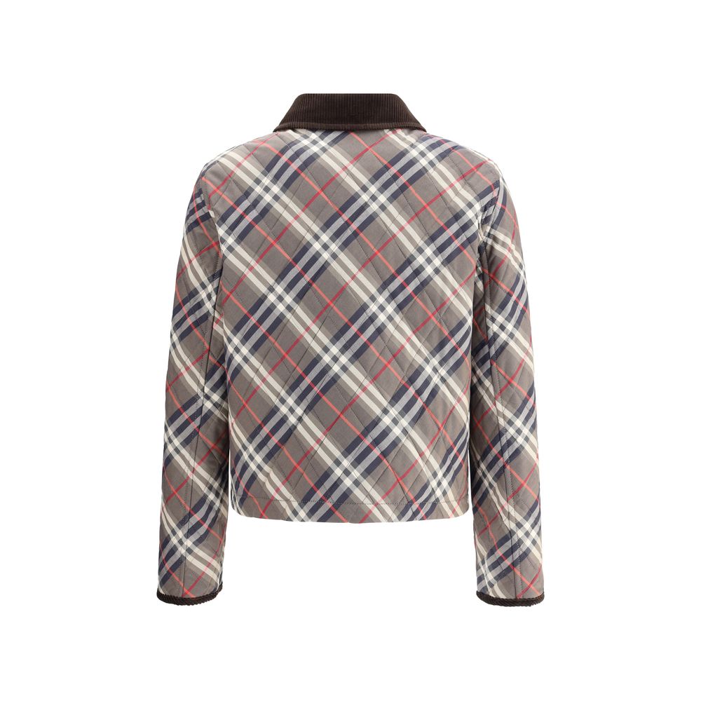 Burberry Karo-Wattierte Jacke