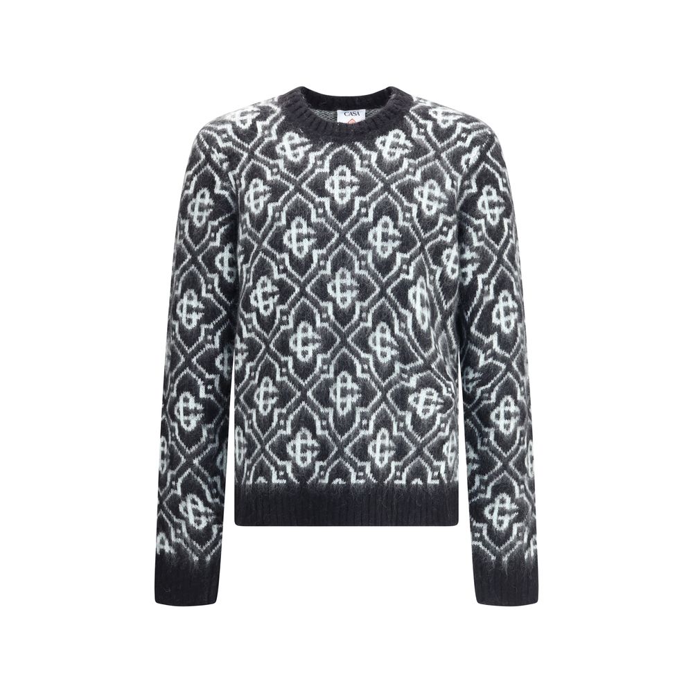 Casablanca Monogramm-Crew-Pullover