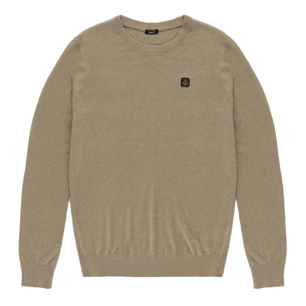 Refrigiwear Beigefarbener Leinenpullover