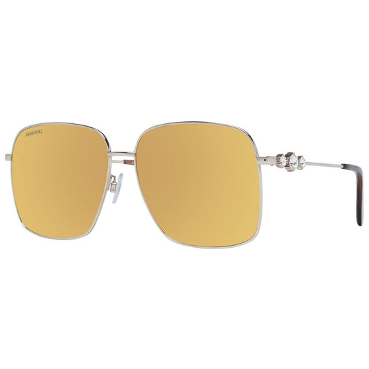 Swarovski Goldene Metall-Sonnenbrille