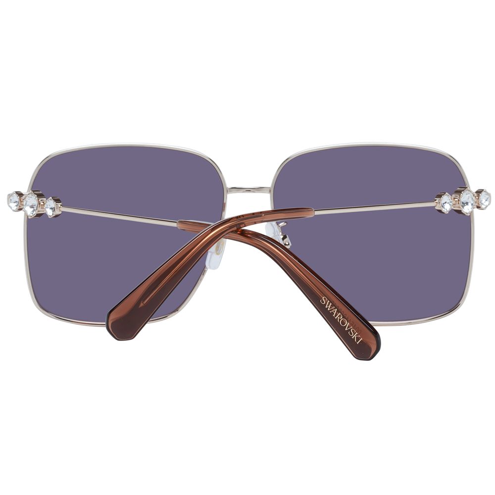 Swarovski Goldene Metall-Sonnenbrille