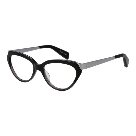Yohji Yamamoto Schwarze Acetat-Brillengestelle