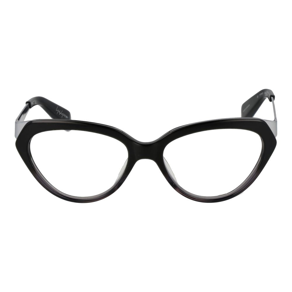 Yohji Yamamoto Schwarze Acetat-Brillengestelle