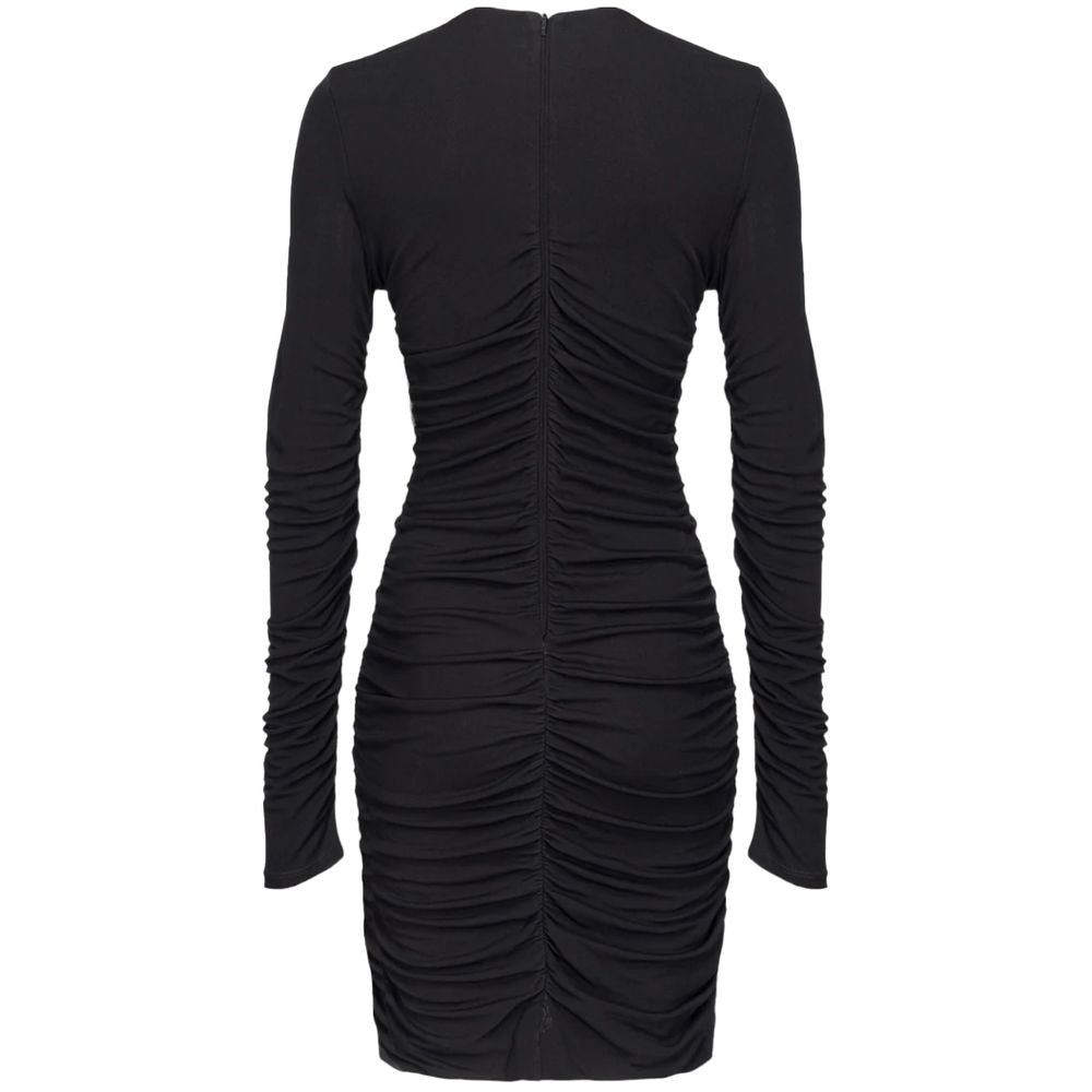 PINKO Schwarzes Nylonkleid