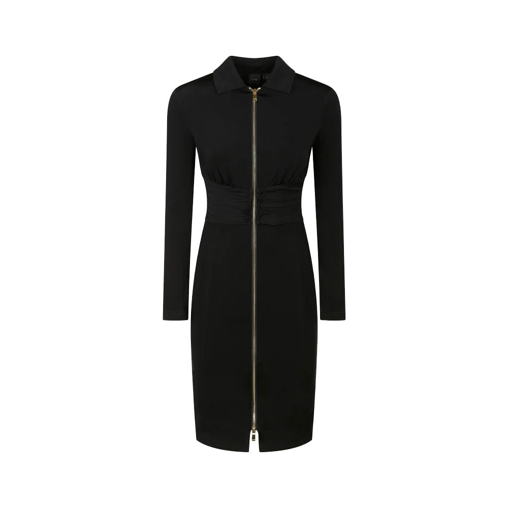 PINKO Schwarzes Viskosekleid