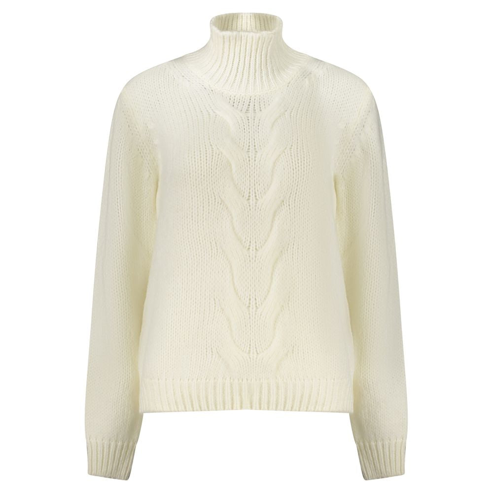 K-WAY Weißer Wollpullover
