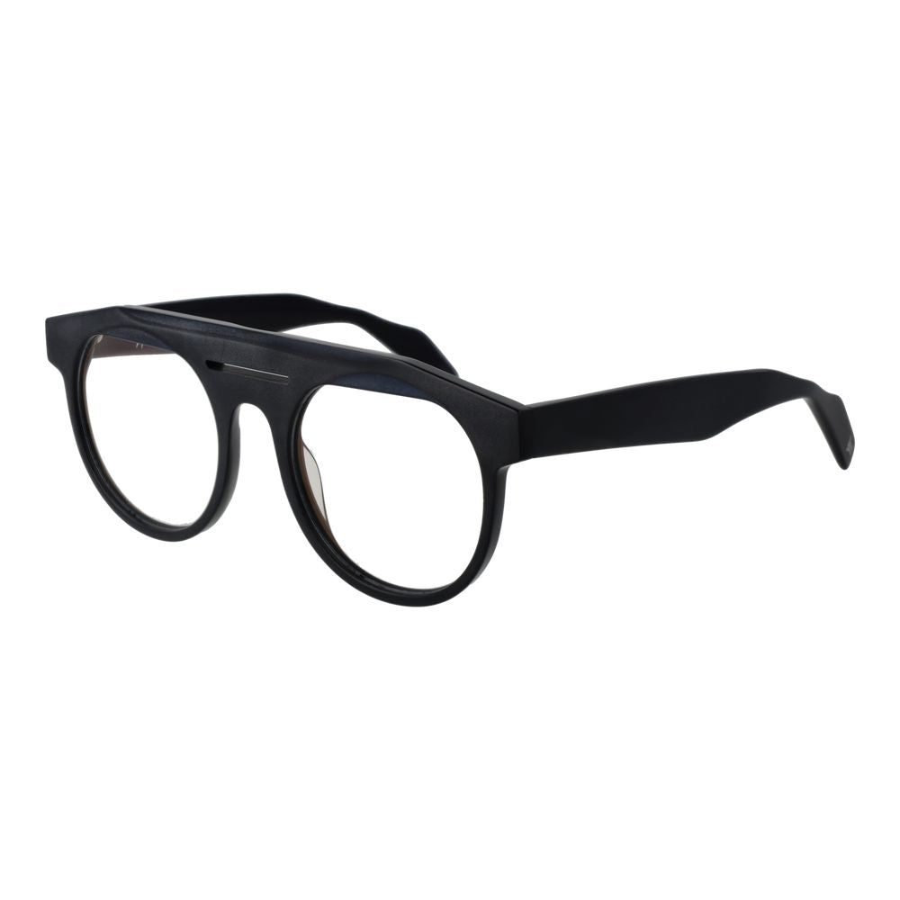 Yohji Yamamoto Schwarze Kunststoffbrille (Gestelle)