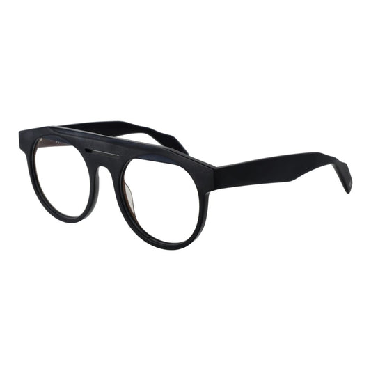 Yohji Yamamoto Schwarze Kunststoffbrille (Gestelle)