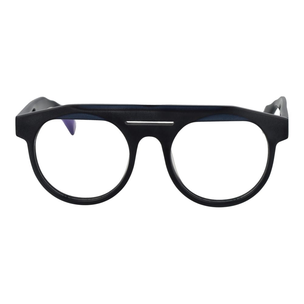 Yohji Yamamoto Schwarze Kunststoffbrille (Gestelle)