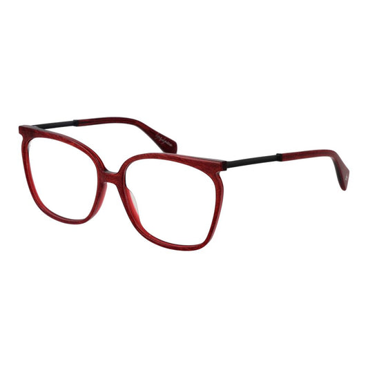 Yohji Yamamoto Rote Metall- und Kunststoffbrille (Rahmen)