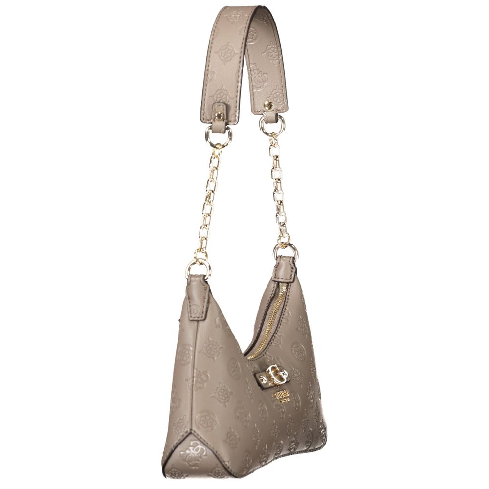 Guess Jeans Braun Polyethylen Frauen Handtasche