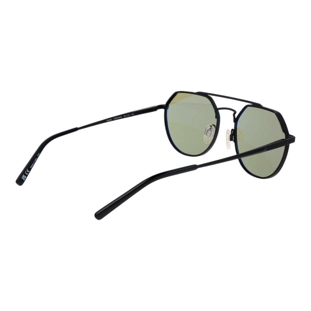 Serengeti Schwarze Sonnenbrille aus Kunststoff