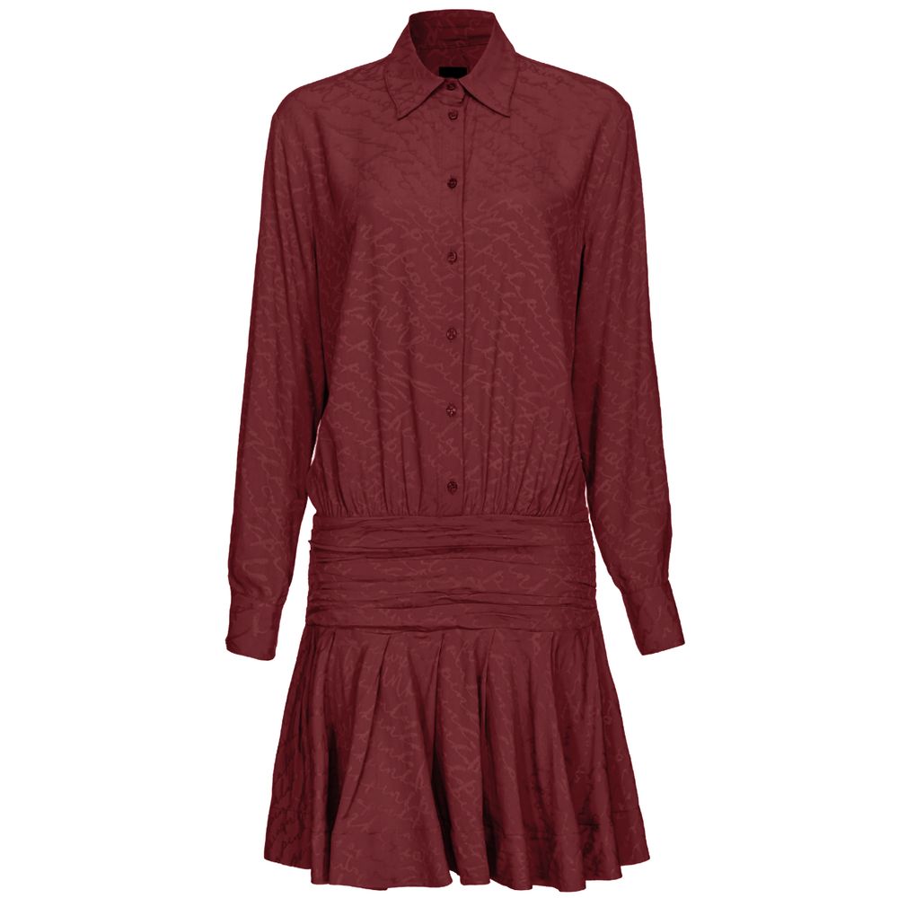 PINKO Rotes Seidenkleid für Frauen