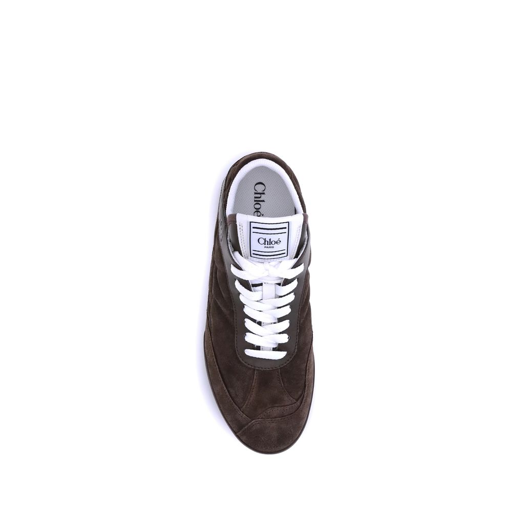 Chloé Wildleder-Kick-Sneakers