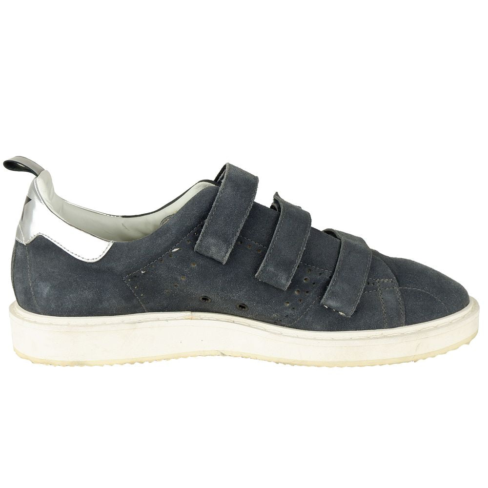 Golden Goose Graue Kalbsleder Sneaker
