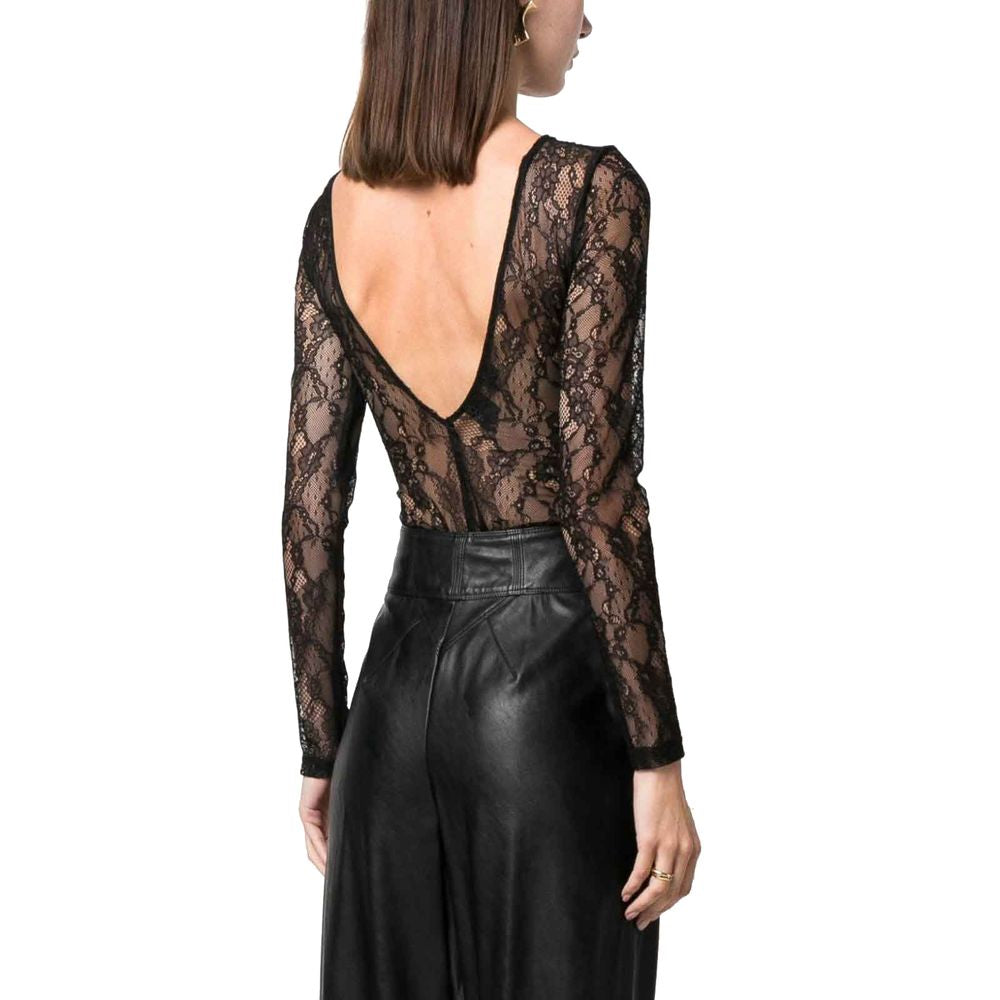 PINKO Schwarzes Nylon Tops &