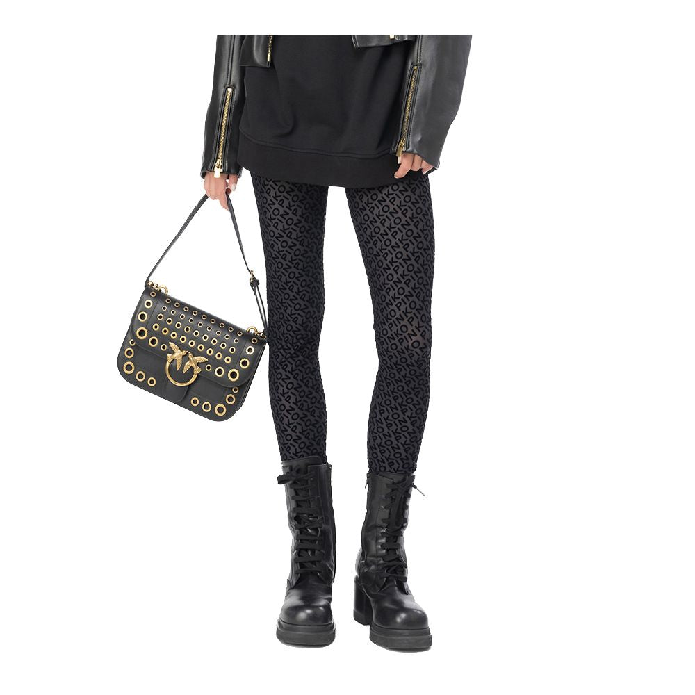 PINKO Schwarze Nylon Jeans &