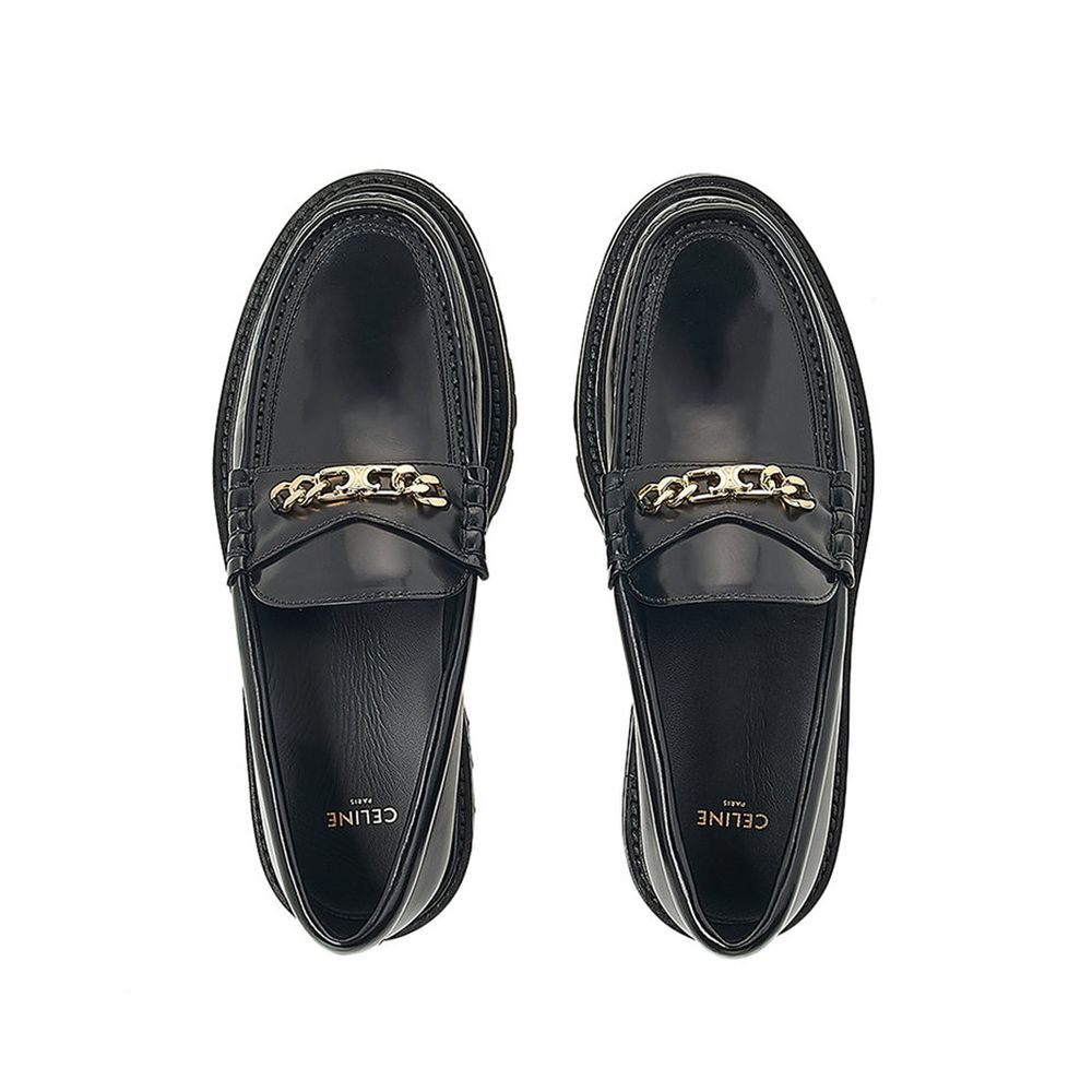 Celine Leder-Halbschuhe