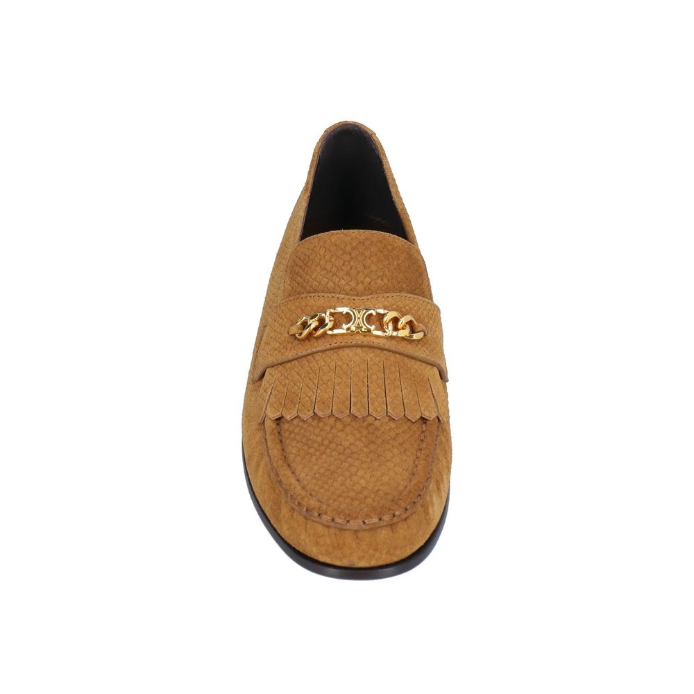 Celine Triomphe Fransen Loafers