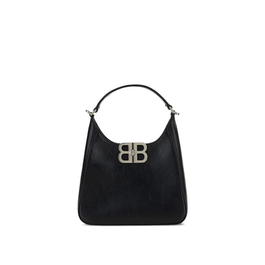Balenciaga Schultertasche aus schwarzem Lammleder