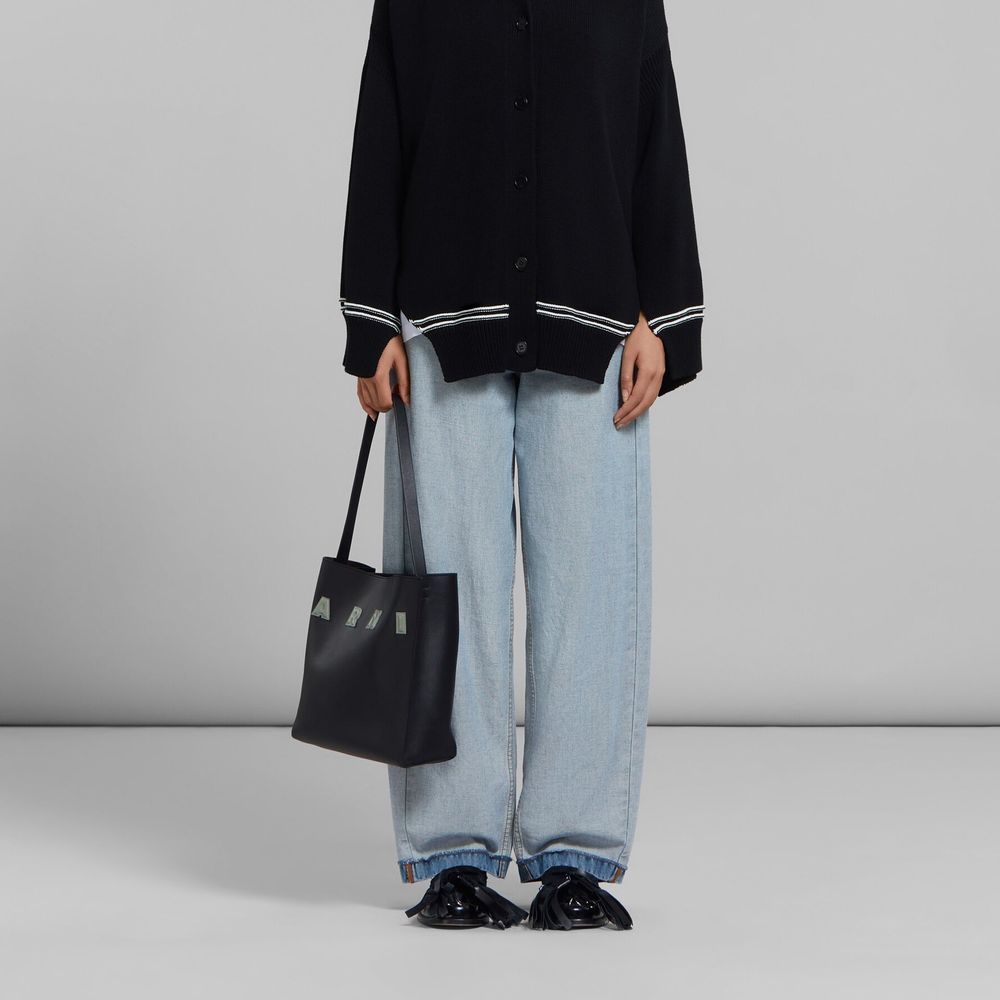 Marni Kleine Museo Hobo-Tasche aus Leder