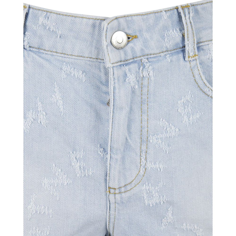 Stella McCartney Blaue Jeans-Shorts