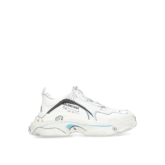 Balenciaga Weiße Sneaker aus Kalbsleder