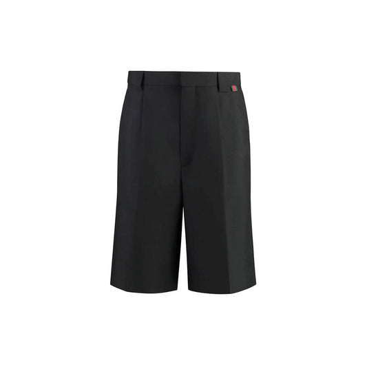 Gucci Schwarze Polyester-Bermuda-Shorts