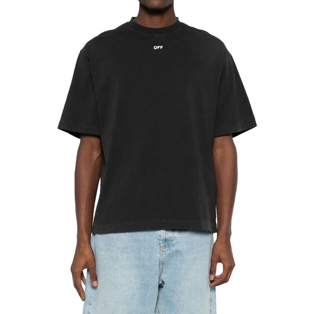 Off-White Weißes S.Matthew Skate T-Shirt mit Logodruck