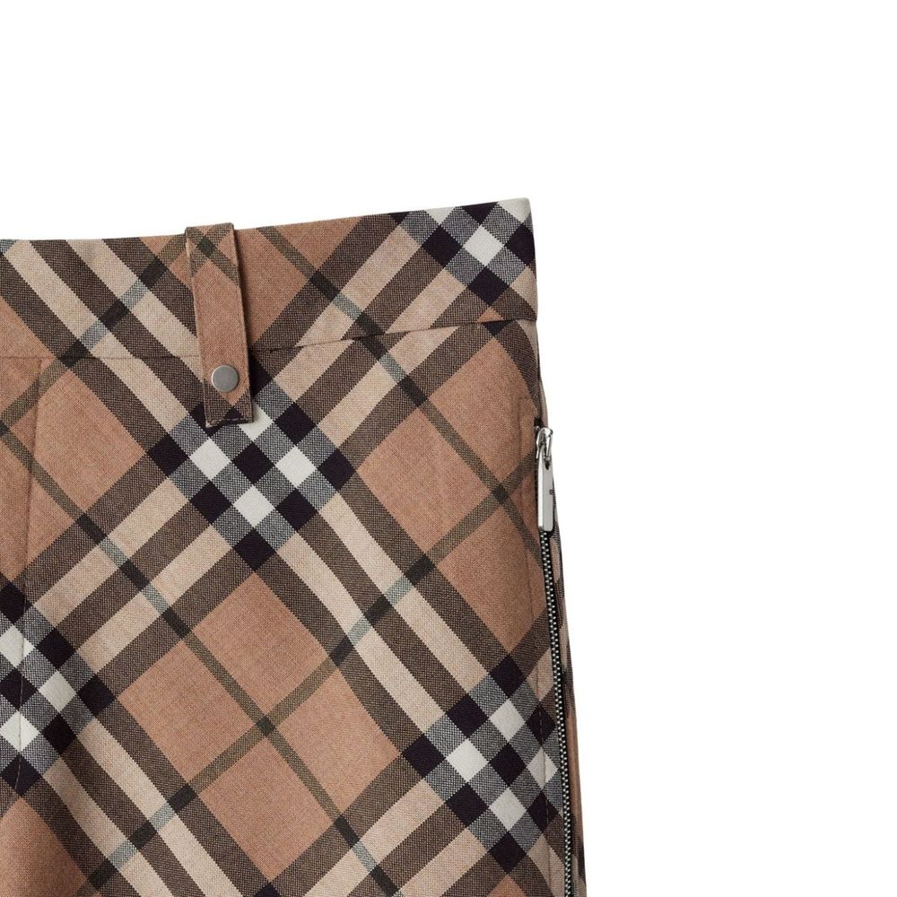 Burberry Karo-Hose aus Wollmischung