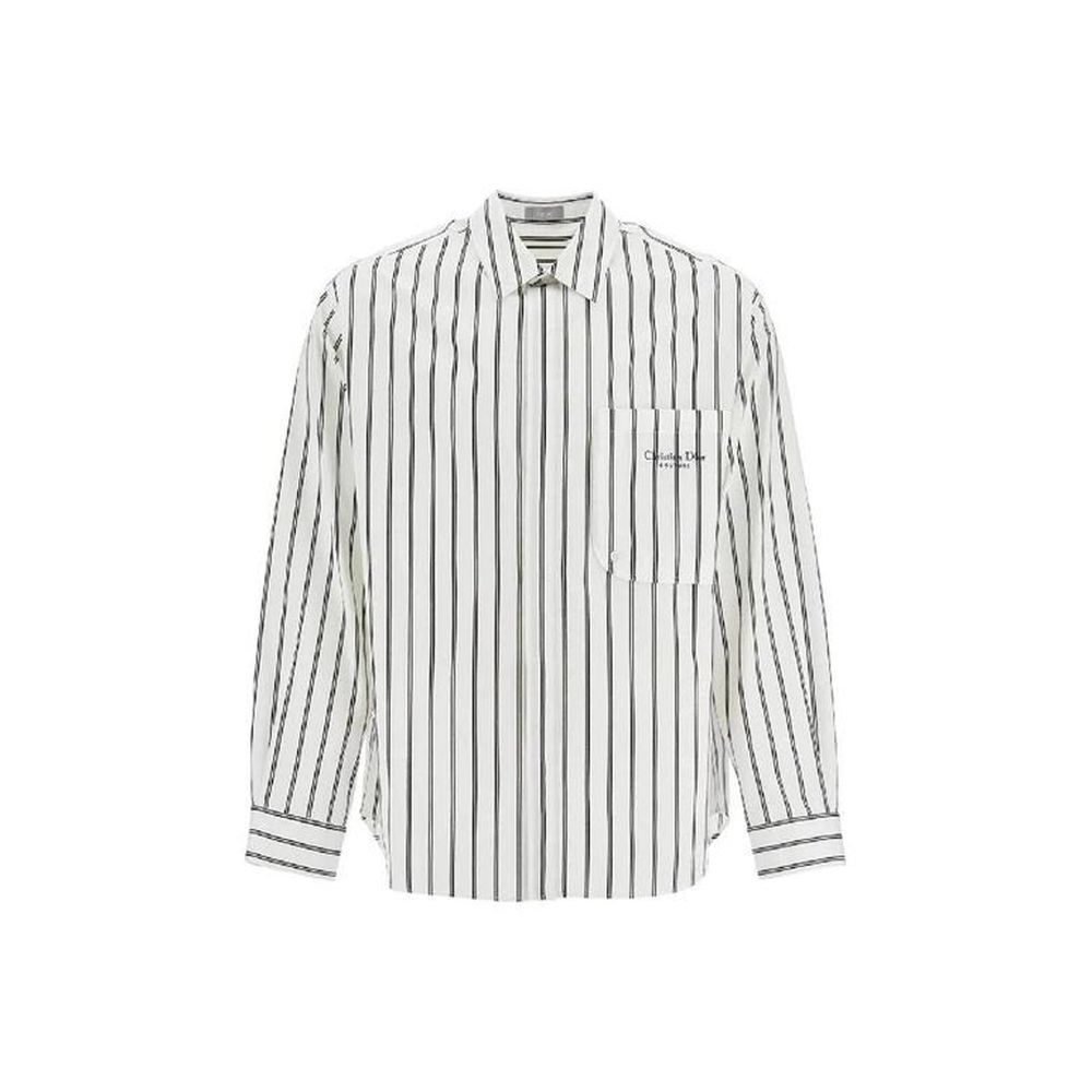 Dior Gestreiftes Baumwollhemd