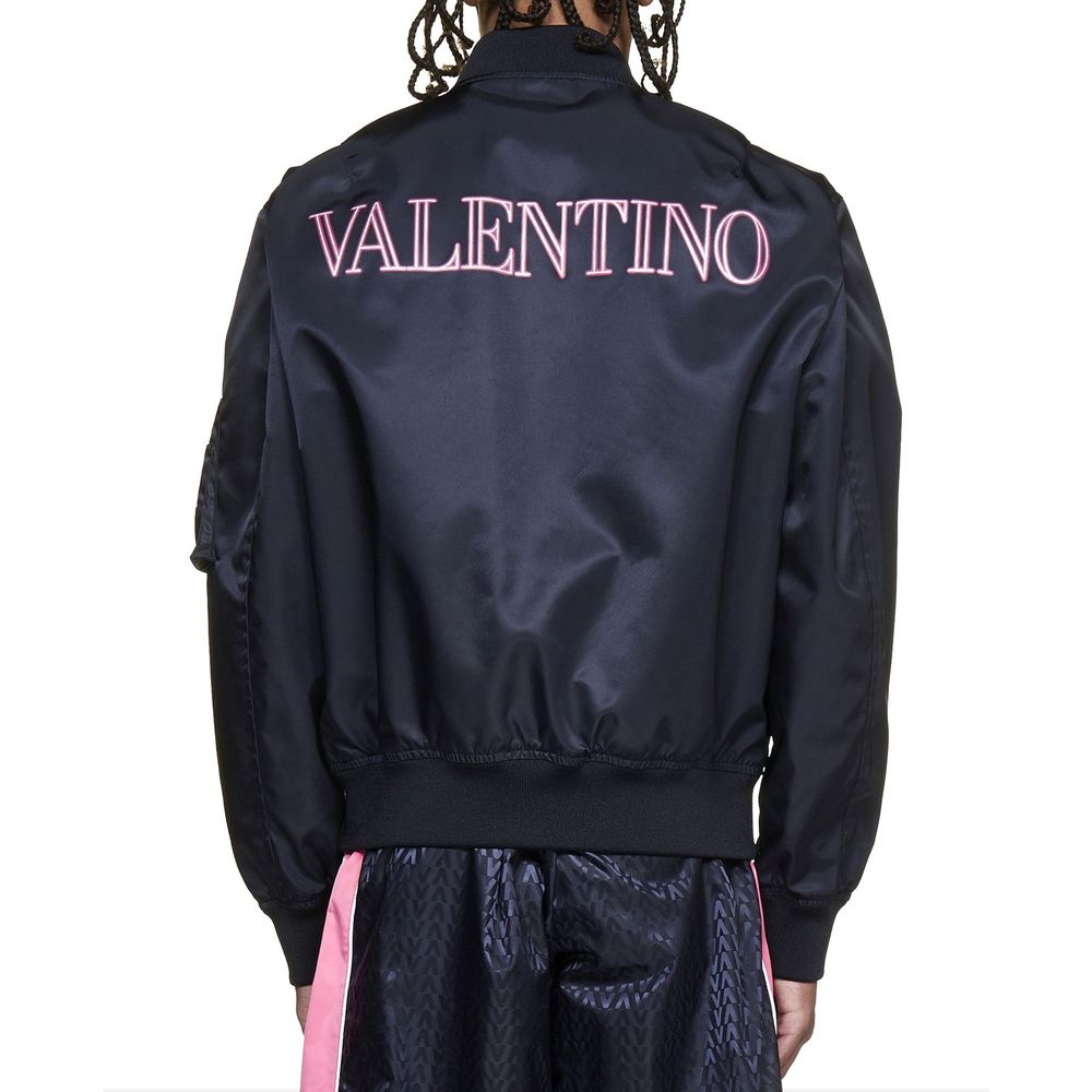Valentino Bedruckte Neon Universe Bomberjacke