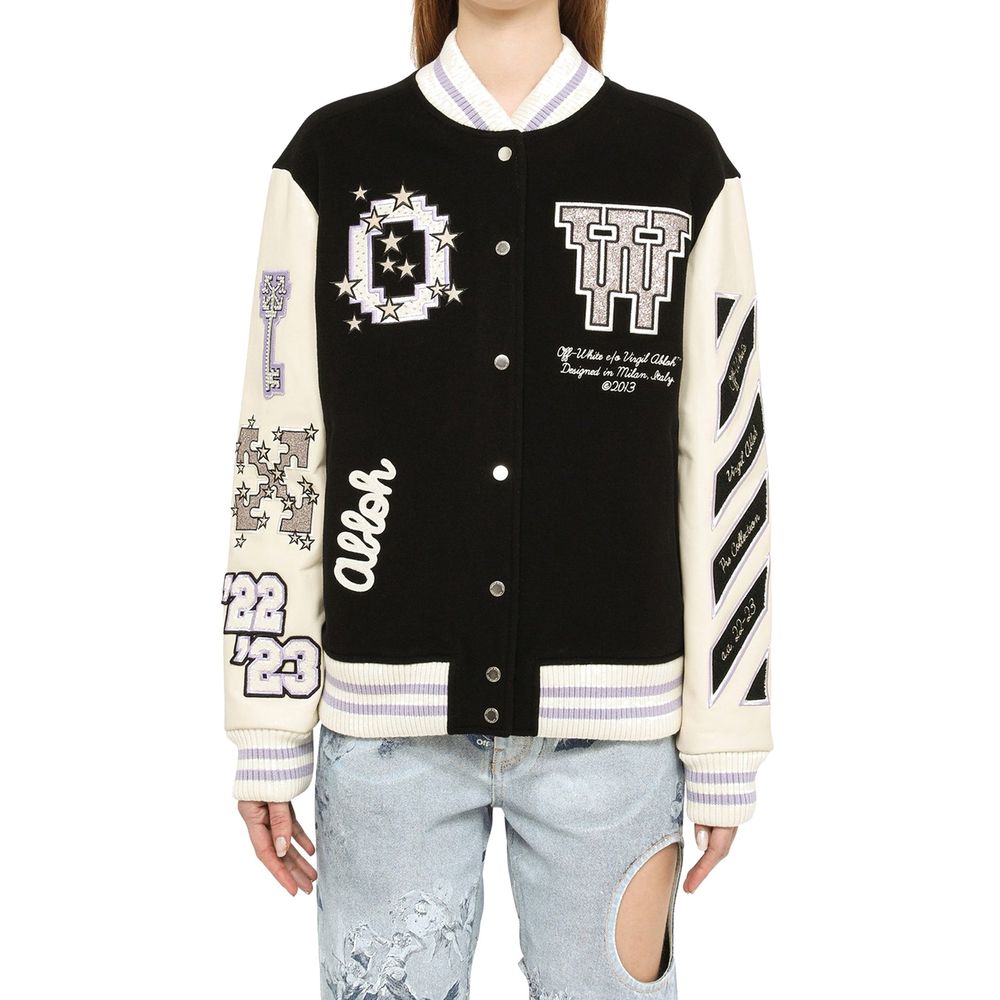 Off-White Bomberjacke aus Wolle