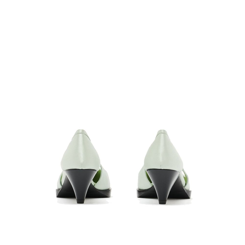 Prada Ausgeschnittene Satin-Pumps