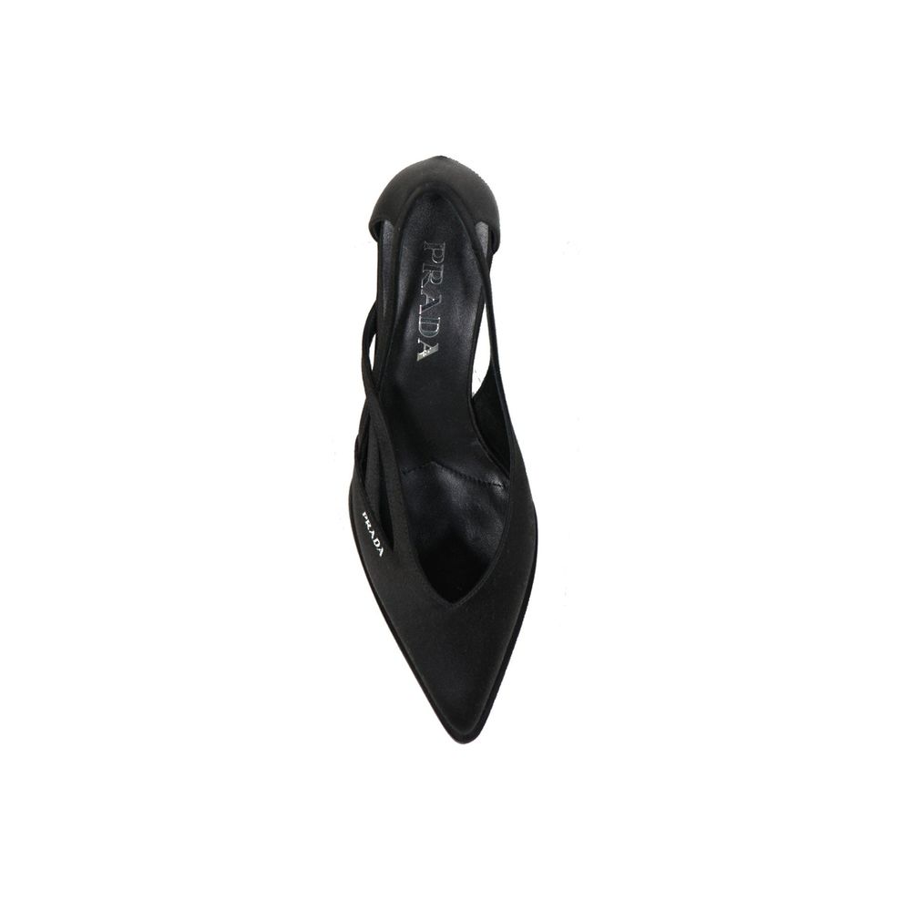 Prada 55mm Ausgeschnittene Satin Pumps