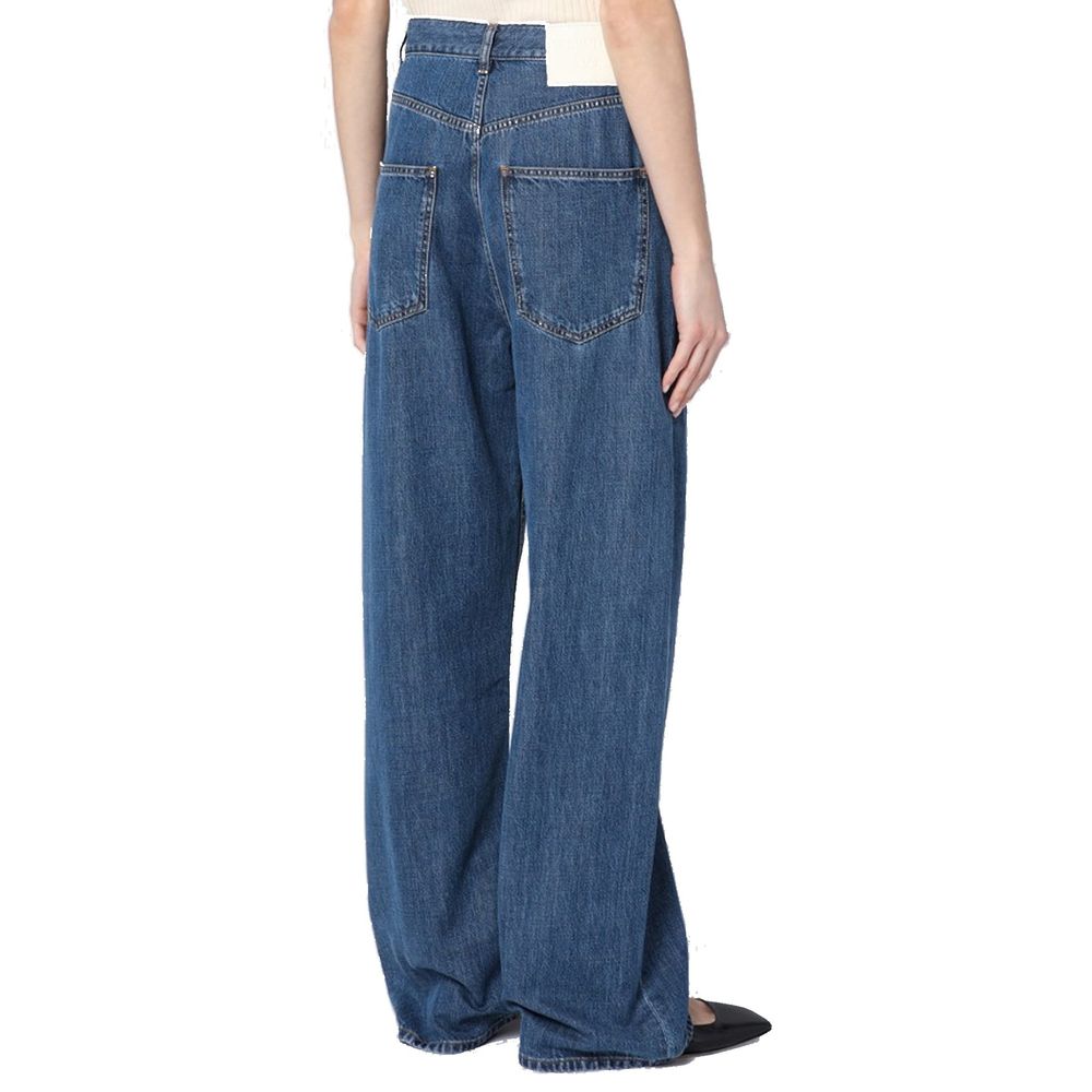 Valentino Weit geschnittene Denim-Jeans